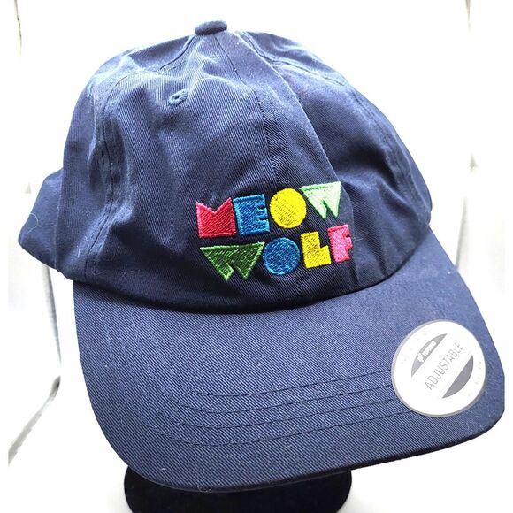 New With Tags Meow Wolf Snapback 100% Cotton Baseball Cap - Picture 1 of 4